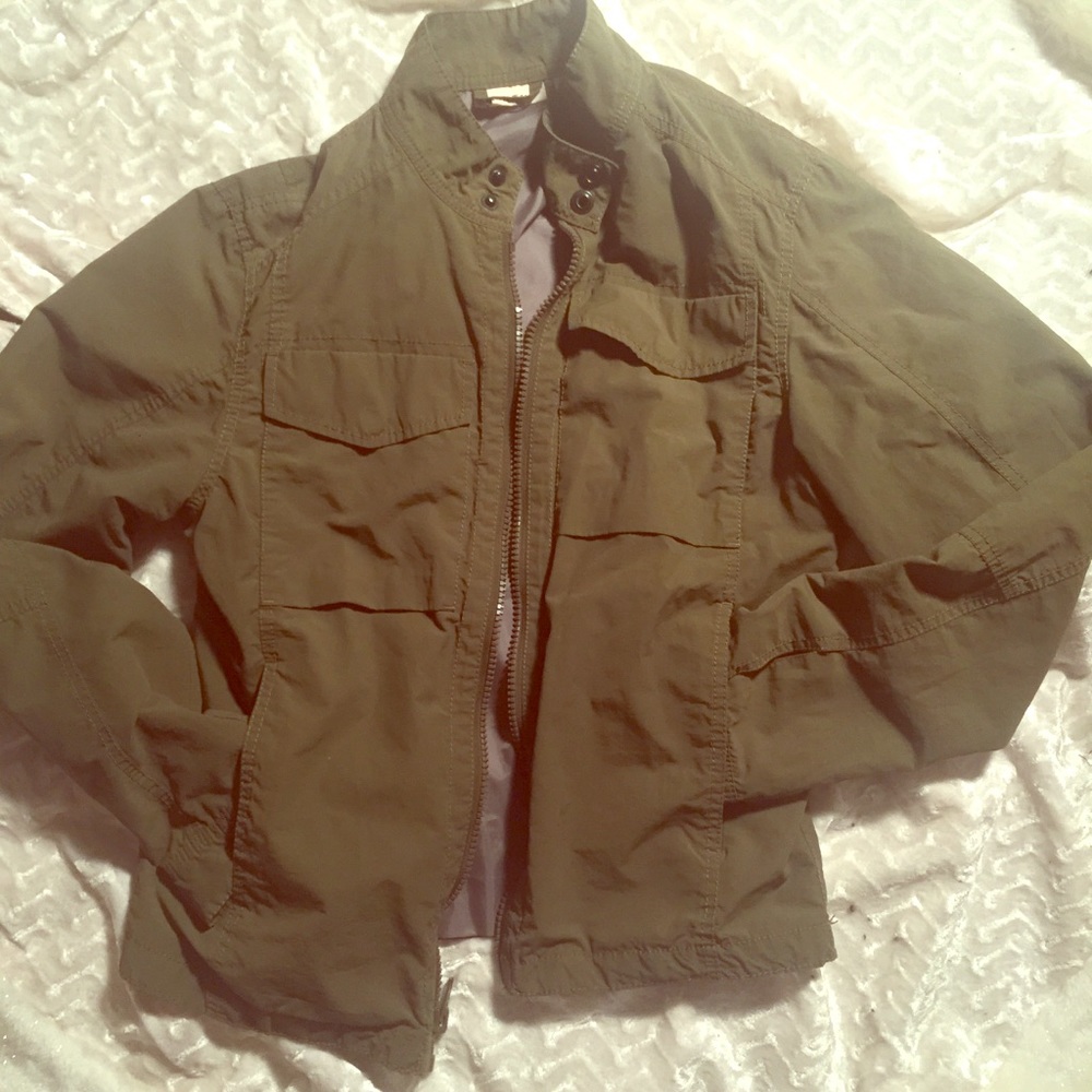 NWOT DKNY Army Green Jacket